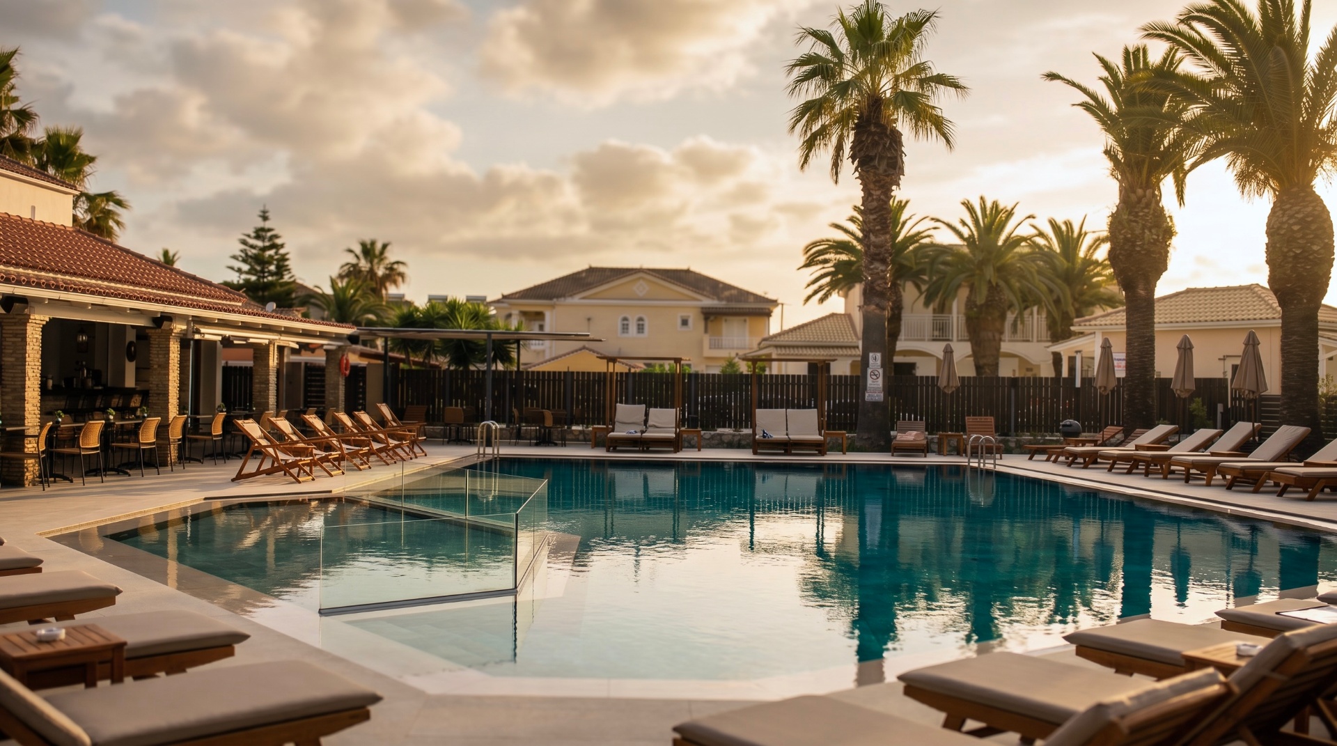 Resort pool area